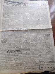 Cumhuriyet Gazetesi - 11 Şubat 1947 - Andlaşmalar Eksik Ve Kusurlu Oldu Yazan Nadir Nadi Köşe Yazısı - İlk Barış Antlaşması Dün İmzalandı - İtalya İle Bulgaristan Romanya Macaristan ve Finlandiya Paris'te Anlaşmaları İmzaladılar - Filistin Davası Feci Bir Buhrana Doğru İlerliyor - Bestekar Muhlis Sabahattin Dün Vefat Etti - Taksim Belediye Gazinosunda Garson Yetiştirmek Üzere Bir Kurs Açıldı - Münir Hayri Egeli Memuriyet Unvanını Gasb Suçunda Mahkemeye Verildi - Safiye Ayla Perşembe Akşamı Kadıköy Opera'da - Muammer Karaca Opereti Yaman Şey İstanbul Sinemasında - Halk Şiiri Ve Bedii Değeri Yazan Ahmed Halil - Koca Bebek Yazan Cevad Fehmi Başkut Şehir Dram Tiyatrosunda - Aşk Uyanınca Nakleden Hamdi Varoğlu Yazı Dizisi - Gripin - Bugünkü Radyo Programı