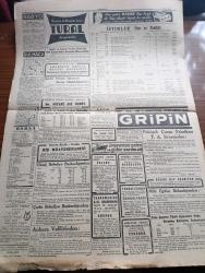 Cumhuriyet Gazetesi - 11 Şubat 1947 - Andlaşmalar Eksik Ve Kusurlu Oldu Yazan Nadir Nadi Köşe Yazısı - İlk Barış Antlaşması Dün İmzalandı - İtalya İle Bulgaristan Romanya Macaristan ve Finlandiya Paris'te Anlaşmaları İmzaladılar - Filistin Davası Feci Bir Buhrana Doğru İlerliyor - Bestekar Muhlis Sabahattin Dün Vefat Etti - Taksim Belediye Gazinosunda Garson Yetiştirmek Üzere Bir Kurs Açıldı - Münir Hayri Egeli Memuriyet Unvanını Gasb Suçunda Mahkemeye Verildi - Safiye Ayla Perşembe Akşamı Kadıköy Opera'da - Muammer Karaca Opereti Yaman Şey İstanbul Sinemasında - Halk Şiiri Ve Bedii Değeri Yazan Ahmed Halil - Koca Bebek Yazan Cevad Fehmi Başkut Şehir Dram Tiyatrosunda - Aşk Uyanınca Nakleden Hamdi Varoğlu Yazı Dizisi - Gripin - Bugünkü Radyo Programı