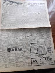 Cumhuriyet Gazetesi - 20 Haziran 1947 - Bir Deneme Daha Köşe Yazısı - Amerikan Devrialem Uçağı Dün Geldi Sabaha Karşı Gitti Fotoğraf - Atatürk'e Karşı Dil Uzatanları Takbih - Amerikan Heyeti Adana'dan Ayrıldı - İstanbul'a Gelirken Suriye'de Düşen Amerikan Tayyaresi Yolculardan 8 Mürettebattan 7 Kişi Öldü - Osmanlılar Devrinde Opera Yazan Refik Ahmed Sevengil - Rıza Tevfik de Necip Fazıl Kısakürek'i Dava Etti - Papa Ettim Ve Patrikhane - Telif Roman Adak Yazan Kemal Ragıp Yazı Dizisi - Vergi Konuşulurken Yazan Burhan Felek Köşe Yazısı - Cumhurbaşkanı Koşusu Bu Hafta Yapılıyor Yazanlar Reşad Kuran - Safiye Ayla Aziz Şenses Ve Mefharet Yıldırım Cağaloğlu Çiftesaraylar Bahçesinde - Bu Senenin Saf Ve Taze Naftalin'i Ziya Boyer Eczanesine Geldi - Müzeyyen Senar Işıl Bu Akşamdan İtibaren Aile Cennet Bahçesinde - Türkiye İş Bankası Yalova Ajansı - Melichar Markalı Orak Makineleri - Bugünkü Radyo Programı - Bulmaca