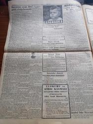 Cumhuriyet Gazetesi - 20 Haziran 1947 - Bir Deneme Daha Köşe Yazısı - Amerikan Devrialem Uçağı Dün Geldi Sabaha Karşı Gitti Fotoğraf - Atatürk'e Karşı Dil Uzatanları Takbih - Amerikan Heyeti Adana'dan Ayrıldı - İstanbul'a Gelirken Suriye'de Düşen Amerikan Tayyaresi Yolculardan 8 Mürettebattan 7 Kişi Öldü - Osmanlılar Devrinde Opera Yazan Refik Ahmed Sevengil - Rıza Tevfik de Necip Fazıl Kısakürek'i Dava Etti - Papa Ettim Ve Patrikhane - Telif Roman Adak Yazan Kemal Ragıp Yazı Dizisi - Vergi Konuşulurken Yazan Burhan Felek Köşe Yazısı - Cumhurbaşkanı Koşusu Bu Hafta Yapılıyor Yazanlar Reşad Kuran - Safiye Ayla Aziz Şenses Ve Mefharet Yıldırım Cağaloğlu Çiftesaraylar Bahçesinde - Bu Senenin Saf Ve Taze Naftalin'i Ziya Boyer Eczanesine Geldi - Müzeyyen Senar Işıl Bu Akşamdan İtibaren Aile Cennet Bahçesinde - Türkiye İş Bankası Yalova Ajansı - Melichar Markalı Orak Makineleri - Bugünkü Radyo Programı - Bulmaca