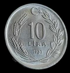 1982 10 Lira Çil