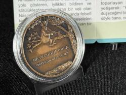 Darphane 2018 Nasreddin Hoca Hatıra Parası Masal kahramanları serisi no:4 “Bindiğin Dalı Kesme” Bronz Hatıra Parası Sertifikalı