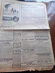 Cumhuriyet Gazetesi - 1 Temmuz 1947 - Potu Kim Kırdı Yazan Nadir Nadi Köşe Yazısı - Hükümetle Demokrat Parti Arasındaki İhtilaf - Avrupa'yı Kalkındırmakta Kömürlerimizden İstifade - Paris Konferansına Aid Resimler - Fransa'da Rejime Karşı Bir Komplo Meydana Çıkarıldı - Yunus Nadi Mükafatı - 1946 1947 Devresinde Kazanan Erdoğan Meto Dün Mükâfatını Aldı Fotoğraf - Belediye Erkanı Mezbahada Celeb Komisyoncu Ve Sürü Sahipleriyle Görüşülürken Fotoğraf - Çocuklarımıza Din Terbiyesi Verilmesi Laisizme Aykırı Değildir Yazan Profesör Doktor Fahreddin Kerim Gökay - Hamamcılar Linyit İstemiyorlar - Lütfi Kırdar'ın Londra'daki Tetkikleri - İhmal Edilmiş Bir Endüstri Şubesi Yaşam Burhan felek Köşe Yazısı - İstanbul Spor Eşya Piyangosu - İsmail Dümbüllü Tiyatrosu Bu Akşam Suadiye Çınardibi Bahçesinde - Küçük Hikaye Et Ve Ot Nakleden İbrahim Hoyi - Çallı İbrahim Tekaüd Oluyor Yazan Fikret Adil - Yoket Tekmil Haşaratı Öldürür - Mazon Meyva Tuzu - Nevrozin Grip Nezle Soğuk Algınlığına Karşı