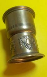 Antika piriniç art nouveau bardak damgalı