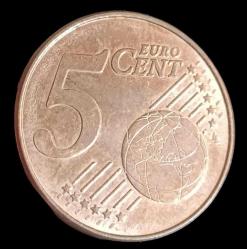 Yunanistan 2022 5 Euro Cent