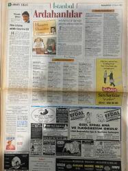 SABAH İSTANBUL GAZETESİ KADIKÖY YAKASI GAZETESİ - 13 Ekim 1997 -erdal Bilallar-filiz Güler-baymak klima -daki optik-Kadıköy belediye başkanı Selami Öztürk-Bakırköy belediye başkanı Ahmet Bahadırlı-Bağcılar belediye başkanı feyzullah kıyıkıklı-Tuzla Belediye başkanı İdris güllüce-Beşiktaş belediye başkanı Ayfer ataş-Yelda cohen-Orhan Vural-metropol ocakbaşı-nizam Eren-Siirtliler- Serdar Ortaç-linet-Erhan Doğan-Yalçın bel-Film Sinemada İzlenir - The Blackout - Kafkas Mahkumu - Gran Venüs Sinemaları - Gösteri: Cem Yılmaz - Şakacı Çocuklar Kampta - Ferhan Şensoy - Günbay Tiyatro - 25 Kare Tiyatroyu Gönül Verenler - Kuşdili Eğitim Merkezi - Kültür Etkinlikleri - İstasyon Sanat Merkezi - Çocuklar İçin Tiyatro: 