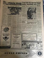 YENİ SABAH GAZETESİ 3 EKİM 1958 YIL :21 SAYI :7033---EOKA Kıbrıs ta tedhişe başladı ---Kayıp baba üç çocuğu ile Bursa da bulundu--Dün ithalat ile ilgili iki yeni tebliğ yayınladı ---Polatkan dün Delhi ye gitti ---Üç trafik kazasında üç  kişi öldü ---Tramvay 50, otobüs bileti 60 krş oluyor ---Ağaçsız Yollar :Siyavuşgil ---İstanbul Rehberi ---Yeni hür bir devlet  daha teşşekül etti --Pakistan ,Irak da fabrika kurulacak ---Sinema : Yaşamak için ,Kahraman Tarzan --Beşiktaş dün noksan kadro ile çalıştı ---Galatasaray ,B.Sporu gole doyurdu :5-0--Futbol Federasyonu bugün O.Ş Apak ın riyasetinde toplanıyor --Nuri nin Galatasaray dan çıkacağı yalan --Puanlı Türkiye Atletizm Birincilikleri ---Reisicumhur,Başvekilin temasları --DP mebusları dün de Fatih de dert dinlediler ---Sanayicilere ait ithal kotalarının dağıtım şekli --Amerikan Ordu Vekil Yardımcısı İstanbul a Geldi --