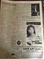 YENİ SABAH GAZETESİ 3 EKİM 1958 YIL :21 SAYI :7033---EOKA Kıbrıs ta tedhişe başladı ---Kayıp baba üç çocuğu ile Bursa da bulundu--Dün ithalat ile ilgili iki yeni tebliğ yayınladı ---Polatkan dün Delhi ye gitti ---Üç trafik kazasında üç  kişi öldü ---Tramvay 50, otobüs bileti 60 krş oluyor ---Ağaçsız Yollar :Siyavuşgil ---İstanbul Rehberi ---Yeni hür bir devlet  daha teşşekül etti --Pakistan ,Irak da fabrika kurulacak ---Sinema : Yaşamak için ,Kahraman Tarzan --Beşiktaş dün noksan kadro ile çalıştı ---Galatasaray ,B.Sporu gole doyurdu :5-0--Futbol Federasyonu bugün O.Ş Apak ın riyasetinde toplanıyor --Nuri nin Galatasaray dan çıkacağı yalan --Puanlı Türkiye Atletizm Birincilikleri ---Reisicumhur,Başvekilin temasları --DP mebusları dün de Fatih de dert dinlediler ---Sanayicilere ait ithal kotalarının dağıtım şekli --Amerikan Ordu Vekil Yardımcısı İstanbul a Geldi --