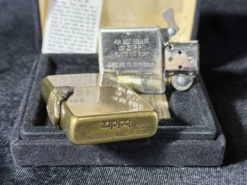 1996 Harley-Davidson Zippo Çakmak 3D yandan plakalı NADİR