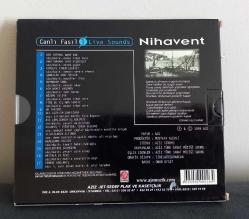 NİHAVENT CANLI FASIL-1 CD ALBÜM KONDİSYON YÜKSEK KOLEKSİYONLUK