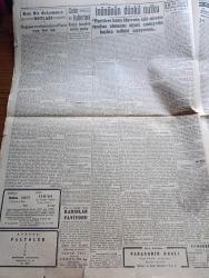 Cumhuriyet Gazetesi - 18 Kasım 1947 - Parti Ve Memleket İçin En Büyük Tehlike Yazan Nadir Nadi Köşe Yazısı - Cumhuriyet Halk Partisi Kurultayı İsmet İnönü'nün Nutku İle Açıldı Fotoğraf - İsmet İnönü'nün Nutku - Toplantı Elektrikli Bir Hava İçinde Geçti - Türkiye Genelkurmay Başkanı General Salih Omurtağın Amerika'ya Ziyaretin Hoş Tarafları - Cerrahpaşa Verem Hastanesi Açılıyor - Cumhuriyet Halk Partisi Kurultayında Şükrü Saracoğlu ve Müşahid Olarak Çağrılan Demokrat Parti Temsilcileri - Kaymakam Hüsnü Gider Tarafından Dövülen Demokrat Parti'li Ali Şahinşah - Kısa Bir Dolaşmanın Notları Yazan Nadir Nadi Yazı Dizisi - Şeref Stadyumu Depo Oluyor - Rüya Gibi Nakleden Hamdi Varoğlu Yazı Dizisi - Birmanyanın İstiklali Ömer Rıza Doğrul Köşe Yazısı - Isparta'da Yeni Bir Seçim Davası - Çocuk Kitapları Sergisi Açıldı - Zehra Herkesin Kadını Şark Sinemasında - Yeni Ses Opereti Geçim Dünyası - Perihan Altındağ Mustafa Kovancı Ve Semiha Altın Kadıköy Opera Sinemasında - Canlı Domuz Satışı