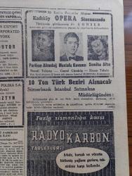 Cumhuriyet Gazetesi - 18 Kasım 1947 - Parti Ve Memleket İçin En Büyük Tehlike Yazan Nadir Nadi Köşe Yazısı - Cumhuriyet Halk Partisi Kurultayı İsmet İnönü'nün Nutku İle Açıldı Fotoğraf - İsmet İnönü'nün Nutku - Toplantı Elektrikli Bir Hava İçinde Geçti - Türkiye Genelkurmay Başkanı General Salih Omurtağın Amerika'ya Ziyaretin Hoş Tarafları - Cerrahpaşa Verem Hastanesi Açılıyor - Cumhuriyet Halk Partisi Kurultayında Şükrü Saracoğlu ve Müşahid Olarak Çağrılan Demokrat Parti Temsilcileri - Kaymakam Hüsnü Gider Tarafından Dövülen Demokrat Parti'li Ali Şahinşah - Kısa Bir Dolaşmanın Notları Yazan Nadir Nadi Yazı Dizisi - Şeref Stadyumu Depo Oluyor - Rüya Gibi Nakleden Hamdi Varoğlu Yazı Dizisi - Birmanyanın İstiklali Ömer Rıza Doğrul Köşe Yazısı - Isparta'da Yeni Bir Seçim Davası - Çocuk Kitapları Sergisi Açıldı - Zehra Herkesin Kadını Şark Sinemasında - Yeni Ses Opereti Geçim Dünyası - Perihan Altındağ Mustafa Kovancı Ve Semiha Altın Kadıköy Opera Sinemasında - Canlı Domuz Satışı