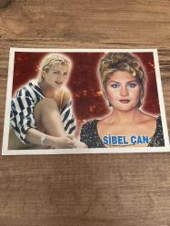 Sibel Can fotoğraf 17x12 cm ebatında