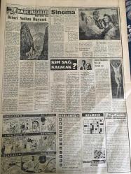 YENİ SABAH GAZETESİ 16 MAYIS 1959 YIL :22 SAYI :7256--Meclis koridorlarında dün bazı müessif hadiseler oldu ---Hadiselerden  sonra ,D.D Grubu Reisi ve CHP lideri İnönü basın toplantısı yaptılar --İktisadi hayatımızla ilgili mühim bir rapor --CHP liler dün Meclise giremediler --Zabıta muhabirleri deklarasyon neşretti ---Polisle Gazeteci :Siyavuşgil --İstanbul Rehberi --Batılılar Berlin in bir seçimle birleştirilmesini teklif ettiler ---Akyazı da iki kişiyi vuran Albay da öldü --Sinema :Cinayet Dalgası ,Kadınlar Kalesi ,Kalpazanlar Mücadelesi ---Türk -Amerikan 150 yıllık dostluk sergisi dün açıldı --Galatasaray liderlik şansını K.Gümrük karşısında deniyor ---Güreş birincilikleri arzu edilen alakayı toplamadı --Federasyon Kupasında Eyüp ,B.Spor ,F.Köy Galip ---Milli Namzetler Galatasaray yendi ---Fenerbahçe de yarın Niyazi ve Ozcan yok --