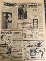 YENİ SABAH GAZETESİ 23 MAYIS 1959 YIL :22 SAYI :7263--CHP Dün de Meclise Girmedi --Sellerden D.Karadeniz illerinde irtibat kesildi --Maarif Vekili Yardımcı İstifa Etti --Kıbrıs davası kapanmıştır ---52 kadın işçi dün grev yaptı --Krutçef ,Nükleer deneme istemiyor ---Çingeneler ,Devlet Kurmak İstiyorlar ---Harp te elkonan Alman emvali iade olunacak ---Trikopis i kim  esir etti ?--İstanbul Rehberi --Irak ta kızıllar  gözden düştü ---Sinema :Yuvasızlar ,--Ordu takımımız dönüyor --Yugoslavlar ,dün gece Bulgarları çok zorladı --İkinci maçımızı bu gece Yugoslavya ile oynuyoruz ---Rusya ,D.Almanya ile antrenman yaptı :87-37--Lüksemburg federasyonu da Molnar a teklif yaptı --Fuat Duyar ın kazaya kurban gittiği yerde bir keşif yapıldı --Eski aşığı ile zina yaparken yakalandı --CHP li Mebuslar yeni bir yurt gezisine çıkıyor --Maden kazasında bir işçi daha öldü --