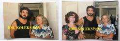 CİHAN ÜNAL'IN ORİJİNAL 2'Lİ FOTOĞRAF SETİ, 12,5 x 9 cm EBADINDA - CİHAN ÜNAL ve GENCAY GÜRÜN AYNI KAREDE, 5 EYLÜL 1989