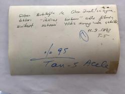 CİHAN ÜNAL'IN ORİJİNAL 3'LÜ FOTOĞRAF SETİ, 16 x 10,5 cm EBADINDA - CİHAN ÜNAL ve GÜLŞEN BUBİKOĞLU'NUN BAŞROLLERDE OYNADIĞI ''İHTİRAS'' ADLI FİLMİN ÇEKİMLERİNDEN 3 FARKLI KARE,  SUİKAST SAHNESİ YILDIZ SARAYI'NDA ÇEKİLDİ, 11 EYLÜL 1983