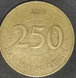LÜBNAN  2009    250  LİVRES