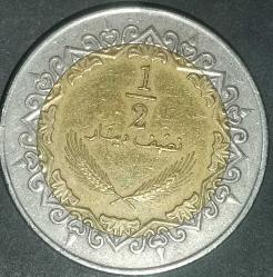 LİBYA  1372 (2004)  1/2 DİNAR