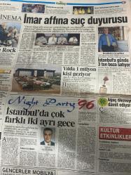 SABAH İSTANBUL GAZETESİ KADIKÖY ANADOLU YAKASI GAZETESİ - 1 Eylül 1996 -Erdal Bilallar-Kemal Yıldırım-Özel Servis Numaraları-Radyolarımız-Nöbetçi eczaneler-Sinema-Önemli Telefonlar-Rezervasyon-Asayiş Raporu-Ezan Vakitleri-Yerebatan sarnıcı yaz konserleri-erkeğim-tuzak-sekizinci Gün-özel tasarım kursları-Sinema dergisi-istasyon sanat merkezi-İstanbul lisan merkezi-belgin atmaca-Özlem Özakova-Dünya gençlik merkezi-Yavuz Asdemir-auer-Hülya Korkut-bu çocukları alkışlayın-Serdar Ortaç-grup karambol-Hayati Arıkan-Özel Gürsoy koleji-Ayhan gülmez-Kamyoncular cumhuriyeti-kaçak yapı nasıl yıkılır-Tuncer Özsoy-kardeşler balık Restaurant-Doğa savaşçıları-Murat Çetintaş-Hüseyin Şimşek-Şişli-Beyoğlu-Eyüp- Turhan aslanoğlu-Özel Hülya abla Çocuk evi-night party 96-sadık vefa-Kenan erçetingöz-şenol yeğin-mimar Sinan Üniversitesi-Hülya Avşar-Arzu akbaş-Ahmet Hamoğlu