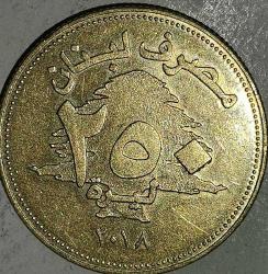 LÜBNAN 2018     250  LİVRES