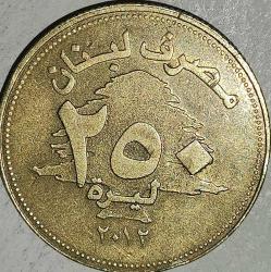 LÜBNAN 2012     250  LİVRES