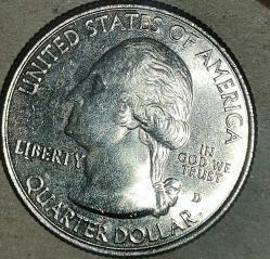 AMERİKA 2015 D   25 CENT ÇEYREK DOLAR HATIRA  BLUE RIDGE PARKWAY