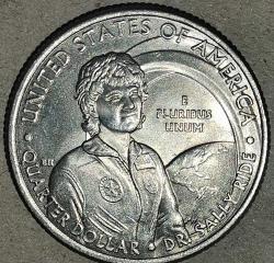 AMERİKA 2022  P   25 CENT ÇEYREK DOLAR HATIRA  DR SALLY RIDE
