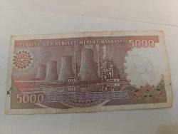 PR104----KAĞIT PARA----BEŞ BİN TÜRK LİRASI