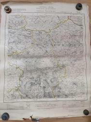 1919 BASKISI CENTRAL INDIA UNITED PRININCES- İNGİLTERE SÖMÜRGE HİNDİSTANI HARİTA--NO 64.I