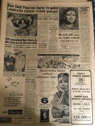 YENİ SABAH GAZETESİ 14 AĞUSTOS 1958 YIL :21 SAYI :6983---Amerika nın  yeni Orta -Doğu planı --Ağır itham :Gülek bir genç kızı iğfal etmiş ---Kağıt fiyatları arttırıldı ---Niğde Aksaray ı vilayet oluyor --İki kardeşi vuran kaatil teslim oldu ---Meclis 21 Ağustos ta toplanıyor --İstanbul gümrüğünde muameleler aksadı ---CMP ve Hür P .Başkanları DP tebliğine cevap verdi ---Altıncı  ikramiye :Siyavuşgil ---İktisadi kararların esnafa tesir derecesi araştırılıyor --İstanbul Rehberi ---Nuri Said Paşa nın karısı ve gelini Londra da sefalet içinde yaşıyor ---108 Yaşındaki Hacı Mustafa dört gün ara ile iki defa öldü --Mersin de 600 işçiye iaşe bedeli verilmedi ---Gregory Peck çevirdiği filmin propagandasını yapıyor ---Mervyn Rose  a Boykot Verildi ---Fenerbahçe ve Galatasaray dün de antrenman yaptılar ---Fenerbahçe -K.Gümrük dostluk anlaşması --Necmi : Beşiktaşlıyım ve ağlamadım diyor --K.Paşa Bülent i affetti ---Pakistan ın İstiklal Bayramı --