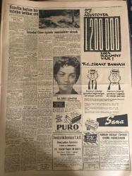 YENİ SABAH GAZETESİ 14 AĞUSTOS 1958 YIL :21 SAYI :6983---Amerika nın  yeni Orta -Doğu planı --Ağır itham :Gülek bir genç kızı iğfal etmiş ---Kağıt fiyatları arttırıldı ---Niğde Aksaray ı vilayet oluyor --İki kardeşi vuran kaatil teslim oldu ---Meclis 21 Ağustos ta toplanıyor --İstanbul gümrüğünde muameleler aksadı ---CMP ve Hür P .Başkanları DP tebliğine cevap verdi ---Altıncı  ikramiye :Siyavuşgil ---İktisadi kararların esnafa tesir derecesi araştırılıyor --İstanbul Rehberi ---Nuri Said Paşa nın karısı ve gelini Londra da sefalet içinde yaşıyor ---108 Yaşındaki Hacı Mustafa dört gün ara ile iki defa öldü --Mersin de 600 işçiye iaşe bedeli verilmedi ---Gregory Peck çevirdiği filmin propagandasını yapıyor ---Mervyn Rose  a Boykot Verildi ---Fenerbahçe ve Galatasaray dün de antrenman yaptılar ---Fenerbahçe -K.Gümrük dostluk anlaşması --Necmi : Beşiktaşlıyım ve ağlamadım diyor --K.Paşa Bülent i affetti ---Pakistan ın İstiklal Bayramı --