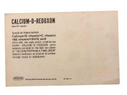 Calcium-D-Redoxon -Reklam Kart