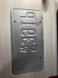 ORJİNAL Amerika New Jersey Plaka 30x15