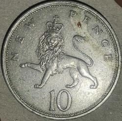 İNGİLTERE  1969   10 PENCE