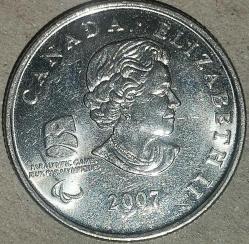 KANADA 2007   25 CENT   HATIRA  X Kış Paralimpik Oyunları, Vancouver 2010 - Tekerlekli Sandalye Körling