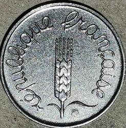 FRANSA 1967  1 CENTIME