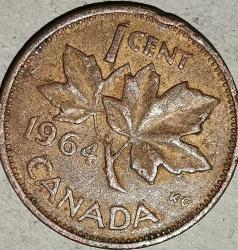 KANADA 1964  1 CENT