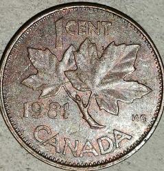 KANADA 1981   1 CENT