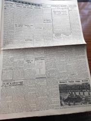 Cumhuriyet Gazetesi - 15 Temmuz 1949 - Dost Amerika Bunu Anlamalıdır Yazan Abidin Daver Köşe Yazısı - İngiltere'de Şeker De Vesikaya Tabi Tutuldu - Nihat Erim Dün İzmir'de Gizli Bir Toplantı Yaptı - Hindistan Başbakanı Pandit Nehru'ya Suikast - Papa Komünizme Karşı Savaş Açtı - Kaçakçı Yahudiler - Halka Ucuz Radyo Teminine Çalışılıyor - Şeref Duygusu Yazan Ordinaryüs Profesör Doktor Hıfzı Veldet - Camilerimiz - Güreşlerin Filmi Hafif Sıklet Ve Servet Meriç Yazan İsmail Habib Sevük - Bu Kapıyı Açmayınız Yazan Anthony Gilbert Yazı Dizisi - Dimitrov'a Sofyada Yapılan Cenaze Töreni - Borsa - Türkiye Bisiklet Sürat Yarışı Dün Yapıldı - Futbolda Transfer Pazarı Bütün Harareti yönelik Devam Ediyor - D'roja Briyantin - Sulfaderme Yara Merhemi - Üstad Münir Nurettin Kalamış Kulübünde - Safiye Ayla Büyükdere Beyazparkta - Bugünkü Radyo Programı - Hessoline Boya