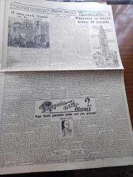 Cumhuriyet Gazetesi - 24 Temmuz 1949 -Deprem- Bir Günün Manası Yazan Nadir Nadi Köşe Yazısı - İzmir Ve Havalisinde Dün Şiddetli Bir Zelzele Oldu - Vilayet Konağı Ve Adalet Sarayı Hasara Uğradı - Karaburun Ve Köylerinde 250 Ev Yıkıldı - Dün İstanbul'a Gelen Başbakan Şemseddin Günaltay'ın Beyanatı - Kızlarımızın Askerlik Kampı Bitti - CHP'nin Açtığı Mücadele Muhalif Partileri Birleştiriyor - Doktor Lütfi Kırdar Hakkında Eleştirel Karikatür - Gazeteciler Bayramı - Haftanın Şakaları Yazan Burhan Felek - Yeni Şişli Camii Ve Manevi Türk Mimarisi Yazan Profesör Albert Gabriel - 23 VII 1908 Yazan Falih Rıfkı Atay - Bu Kapıyı Açmayınız Yazan Anthony Gilbert Yazı Dizisi - Hatay Kurtuluş Yıldönümü Heyecanla Kutlandı - Semiha Coşar Ceyda Karasu Mualla Işık Üsküdar Salacak Kızkulesi Plaj Gazinosunda - Beşiktaş Takım Kaptanı Şükrü Gülesin Evlendi - Dünya Güreş Şampiyonu Yaşar Doğu'nun Gezisi - 19. Asırda İstanbul Yazan Haluk Y. Şahsuvaroğlu - Dünyanın En Büyük Binası 18 Yaşında- Papa Stalin Güreşi