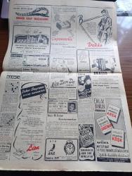 Cumhuriyet Gazetesi - 24 Temmuz 1949 -Deprem- Bir Günün Manası Yazan Nadir Nadi Köşe Yazısı - İzmir Ve Havalisinde Dün Şiddetli Bir Zelzele Oldu - Vilayet Konağı Ve Adalet Sarayı Hasara Uğradı - Karaburun Ve Köylerinde 250 Ev Yıkıldı - Dün İstanbul'a Gelen Başbakan Şemseddin Günaltay'ın Beyanatı - Kızlarımızın Askerlik Kampı Bitti - CHP'nin Açtığı Mücadele Muhalif Partileri Birleştiriyor - Doktor Lütfi Kırdar Hakkında Eleştirel Karikatür - Gazeteciler Bayramı - Haftanın Şakaları Yazan Burhan Felek - Yeni Şişli Camii Ve Manevi Türk Mimarisi Yazan Profesör Albert Gabriel - 23 VII 1908 Yazan Falih Rıfkı Atay - Bu Kapıyı Açmayınız Yazan Anthony Gilbert Yazı Dizisi - Hatay Kurtuluş Yıldönümü Heyecanla Kutlandı - Semiha Coşar Ceyda Karasu Mualla Işık Üsküdar Salacak Kızkulesi Plaj Gazinosunda - Beşiktaş Takım Kaptanı Şükrü Gülesin Evlendi - Dünya Güreş Şampiyonu Yaşar Doğu'nun Gezisi - 19. Asırda İstanbul Yazan Haluk Y. Şahsuvaroğlu - Dünyanın En Büyük Binası 18 Yaşında- Papa Stalin Güreşi