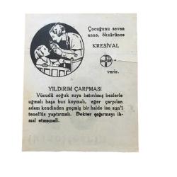 Bayer Kerevisal reklamlı - 10 İkinciteşrin (10 Kasım) 1938 Takvim yaprağı
