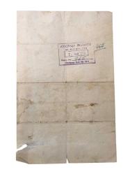 Doktor Emin Şükrü KUNT - İstanbul Teknik Üniversitesi İTÜ / Ayaspaşa Eczanesi kaşeli reçete - 1959