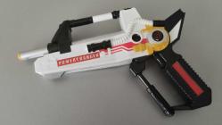 Power Rangers Silah/Blaster/Sw ord 2006 Bandai Operation Overdrive Defender tam set kullanılmış