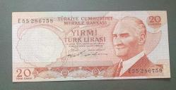 6 Emisyon E 55 Seri 20 Lira Çil