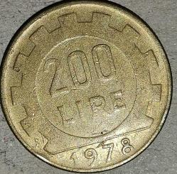 İTALYA   1978   200 LIRE