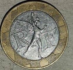 FRANSA 1991   10 FRANK