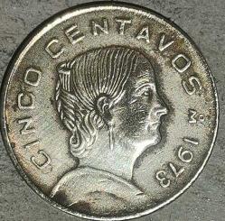 LOT.4 » MEKSİKA 1973   5 CENTAVOS