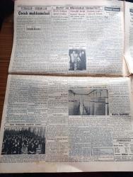 Cumhuriyet Gazetesi - 26 Nisan 1940 - Şimdi De Sıra İsveçe Mi Geldi Yazan Yunus Nadi Köşe Yazısı - Berlin'de Esrarlı Hava - Son Mussolini Hitler Mülakatına Sahne Olan Meşhur Brenner Geçidi Ve İki Şef Fotoğraf - Bütün Norveç Cephelerinde Son Harekatı Gösterir Harita - Başvekil Doktor Refik Saydam Saydam Şarka Gitti - Londra'daki Muazzam Merasimde Türk Kahramanları Anıldı - Balat Ve Kasımpaşada Halk Hamamları Açıldı Fotoğraf - İzmir Halkevinin Mandolin Konseri Fotoğraf - Çocuk Mahkemeleri Yazan Safaeddin Karanakçı - Sosyalist İsviçre Zabit Ve Memurları Çıkarılıyor - Tiyatro İdraki Yazan Peyami Safa - Bruce Cabot Jacqueline Welles Ve Glenn Ford Benim Oğlum Suçludur Filminde Fotoğraf - Küçük Hikaye Bir Tereddüt Akşamı Behçet Rona - Milli Şef İsmet İnönü'nün Şefkati Fotoğraf - Berlin Radyosu Neşriyatı Kesti - Aşk Ve Macera Romanı İlk Ve Son Yazan Esad Mahmud Karakurt Yazı Dizisi - Güreş Takımı Bu Gün Mısıra Gidiyor - Gripin - Bağırsak Solucanlarına Karşı Santa